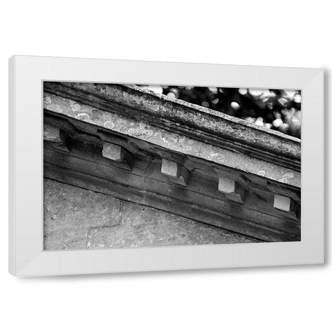 Architectural Detail, Blenheim Palace White Modern Wood Framed Art Print by Blue, Cyril