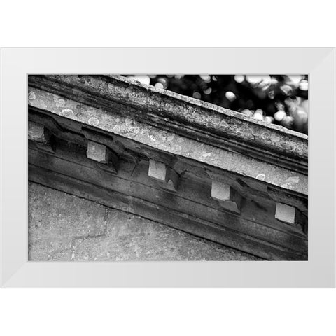 Architectural Detail, Blenheim Palace White Modern Wood Framed Art Print by Blue, Cyril