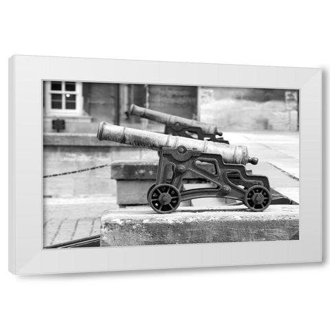 Architectural Detail, Blenheim Palace White Modern Wood Framed Art Print by Blue, Cyril