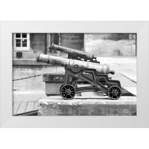 Architectural Detail, Blenheim Palace White Modern Wood Framed Art Print by Blue, Cyril