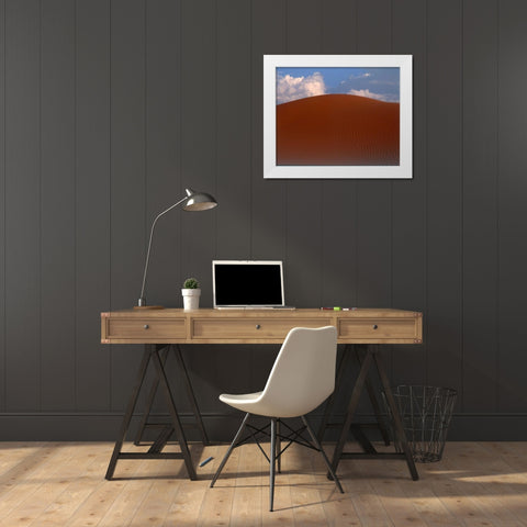 Sand Dune, Sahara White Modern Wood Framed Art Print by Blue, Cyril