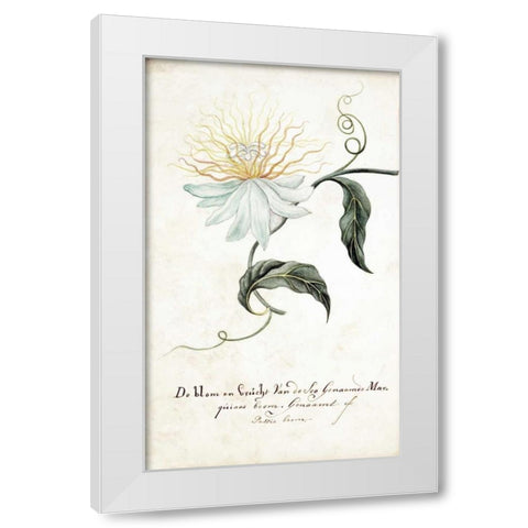 Passion Tree White Modern Wood Framed Art Print by Markee, Cornelis