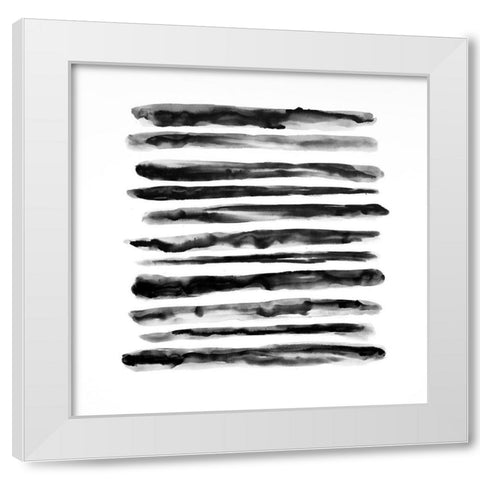 HATCHING White Modern Wood Framed Art Print by Atelier B Art Studio