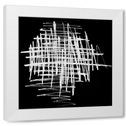 CONTRAST White Modern Wood Framed Art Print by Atelier B Art Studio