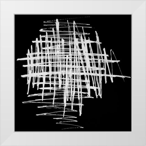 CONTRAST White Modern Wood Framed Art Print by Atelier B Art Studio