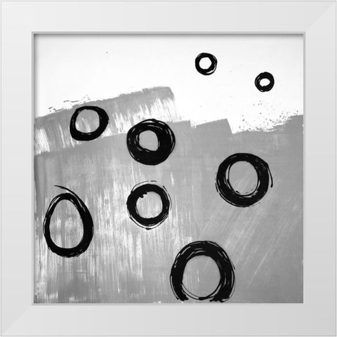 DECONSTRUCTED White Modern Wood Framed Art Print by Atelier B Art Studio