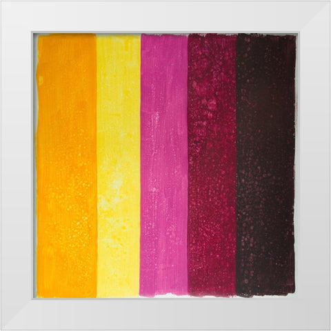 LIVE STRIPES White Modern Wood Framed Art Print by Atelier B Art Studio
