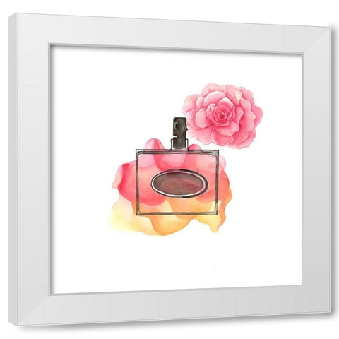 SWEET FRAGRANCE White Modern Wood Framed Art Print by Atelier B Art Studio