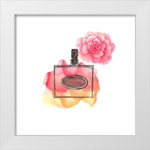 SWEET FRAGRANCE White Modern Wood Framed Art Print by Atelier B Art Studio