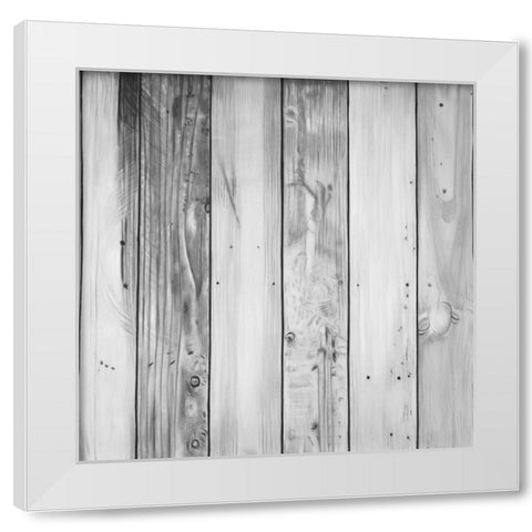 WOOD TEXTURE White Modern Wood Framed Art Print by Atelier B Art Studio
