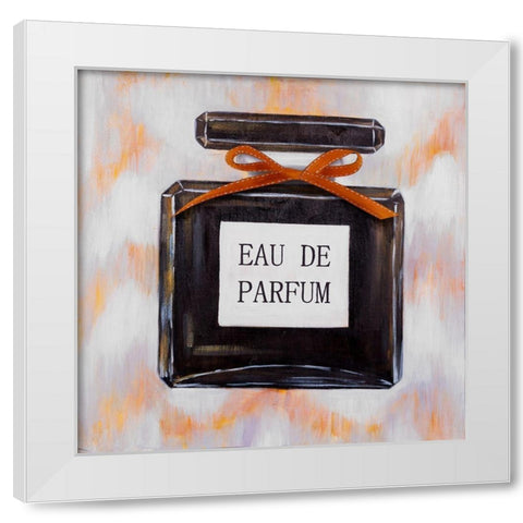 PERFUME White Modern Wood Framed Art Print by Atelier B Art Studio
