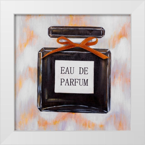 PERFUME White Modern Wood Framed Art Print by Atelier B Art Studio