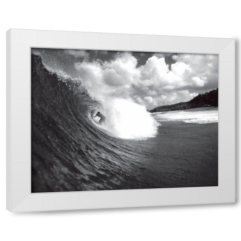 Pipeline II White Modern Wood Framed Art Print by Anonymous