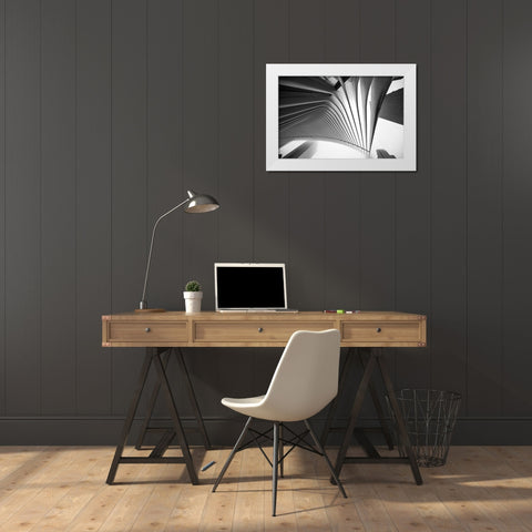 World Trade Center Architecture White Modern Wood Framed Art Print by Graciet, Stephane