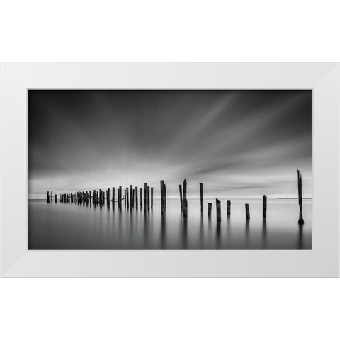 Fine Art Seascape White Modern Wood Framed Art Print by Andritoiu, M.