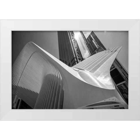 Oculus I, World Trade Center, NYC White Modern Wood Framed Art Print by Graciet, Stephane