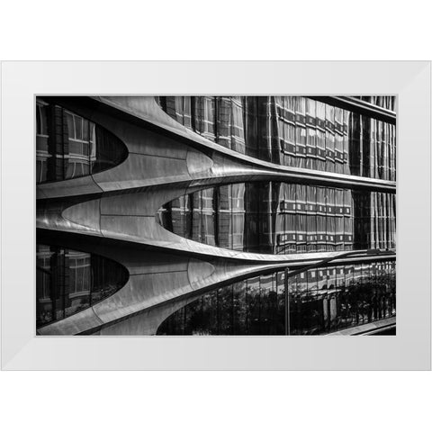 High Line Building,New York City White Modern Wood Framed Art Print by Graciet, Stephane