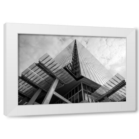 The Shard,London White Modern Wood Framed Art Print by Raffoul,John