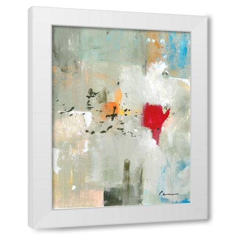Flight Pattern II White Modern Wood Framed Art Print by Carroccio, Lisa