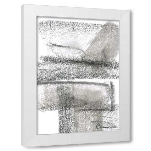 Building Bridges II White Modern Wood Framed Art Print by Carroccio, Lisa