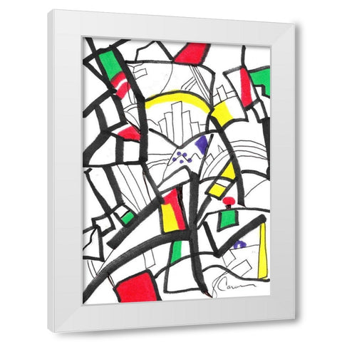 Urban Bliss White Modern Wood Framed Art Print by Carroccio, Lisa