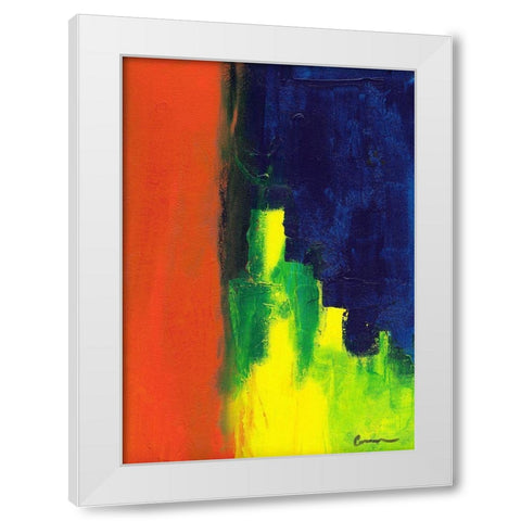 Intrusion White Modern Wood Framed Art Print by Carroccio, Lisa