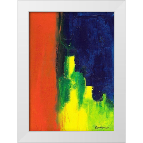 Intrusion White Modern Wood Framed Art Print by Carroccio, Lisa