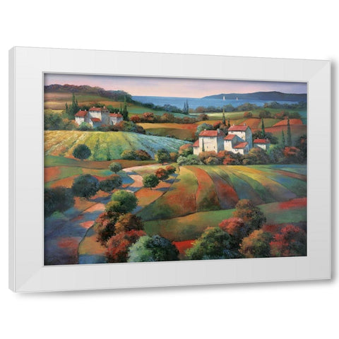 Toscany I White Modern Wood Framed Art Print by Unknown
