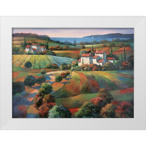 Toscany I White Modern Wood Framed Art Print by Unknown