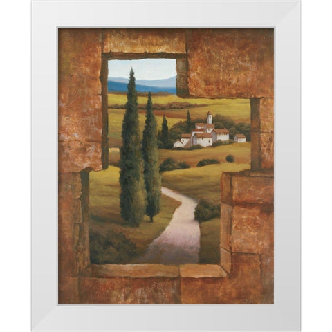 Toscany I White Modern Wood Framed Art Print by Unknown