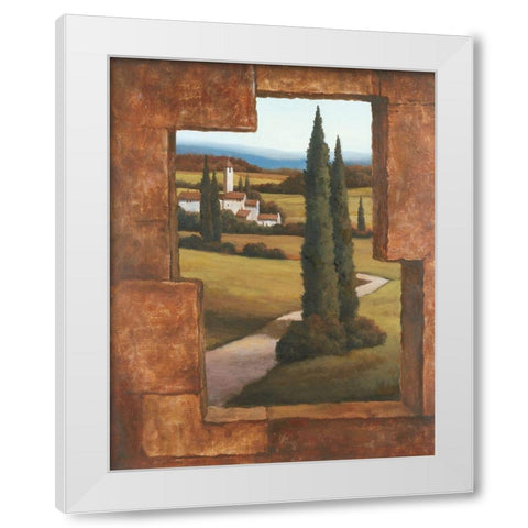Toscany II White Modern Wood Framed Art Print by Unknown