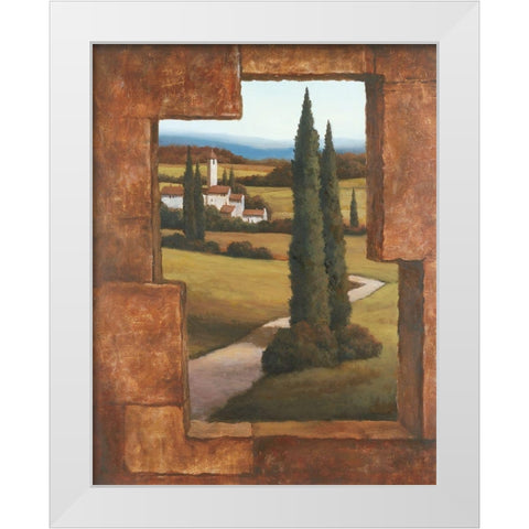 Toscany II White Modern Wood Framed Art Print by Unknown