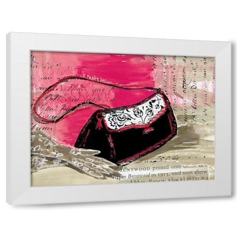 The Purse White Modern Wood Framed Art Print by Unknown
