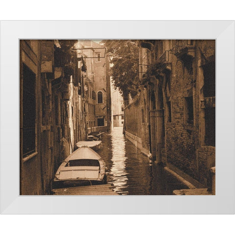 Venice I White Modern Wood Framed Art Print by Unknown