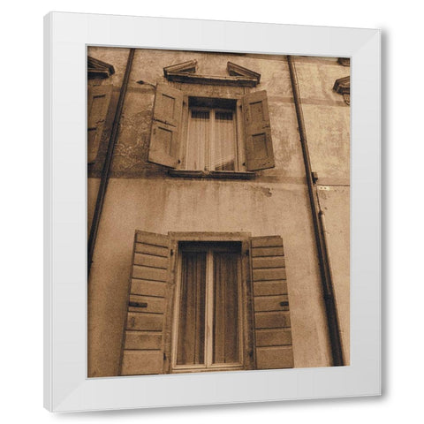 Venice II White Modern Wood Framed Art Print by Unknown