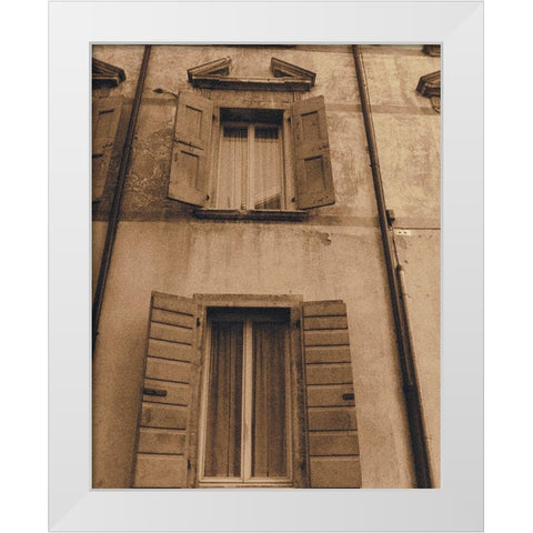 Venice II White Modern Wood Framed Art Print by Unknown