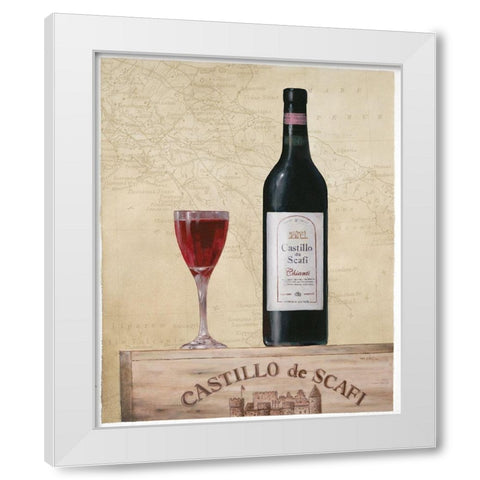 Chianti II White Modern Wood Framed Art Print by Unknown