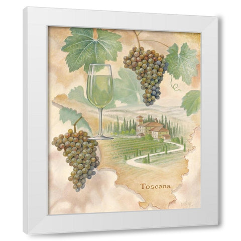 Toscany White White Modern Wood Framed Art Print by Unknown