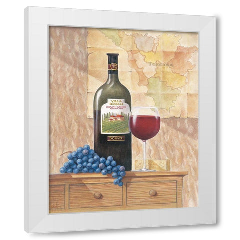 Chianti II White Modern Wood Framed Art Print by Unknown