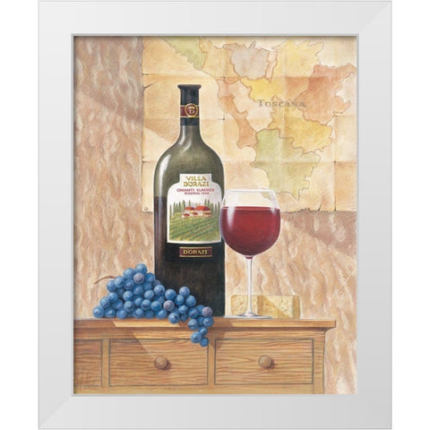 Chianti II White Modern Wood Framed Art Print by Unknown