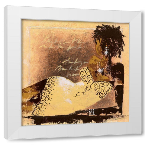 Sexy IV White Modern Wood Framed Art Print by Johanna