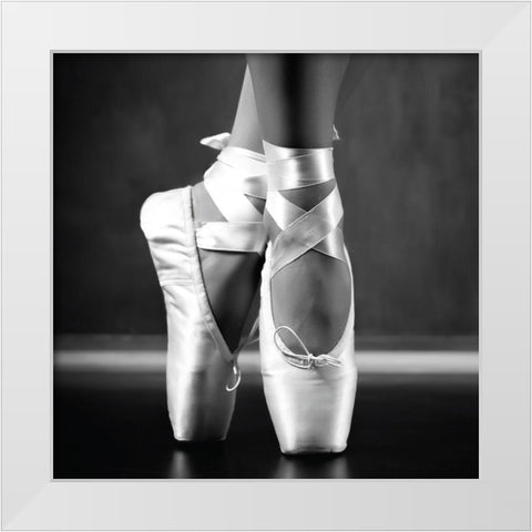 Paire de Pointes White Modern Wood Framed Art Print by Braun Studio
