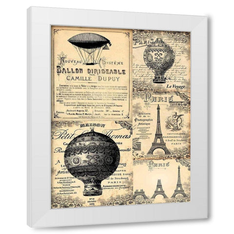 Gravures anciennes White Modern Wood Framed Art Print by BRAUN Studio
