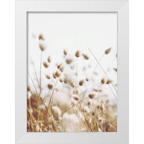 Herbes des Champs 3 White Modern Wood Framed Art Print by BRAUN Studio