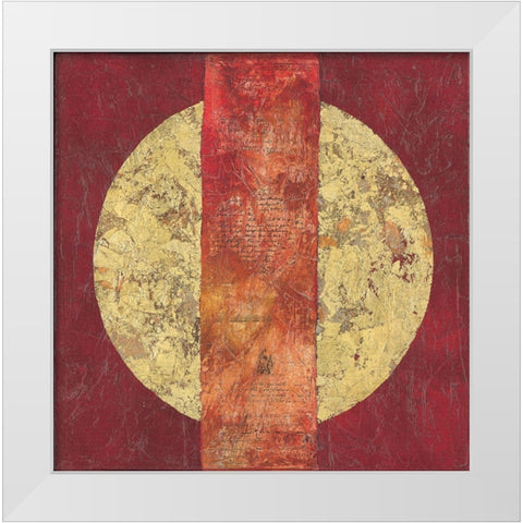 Le bateau de la mer rouge White Modern Wood Framed Art Print by Garrido, Jerome