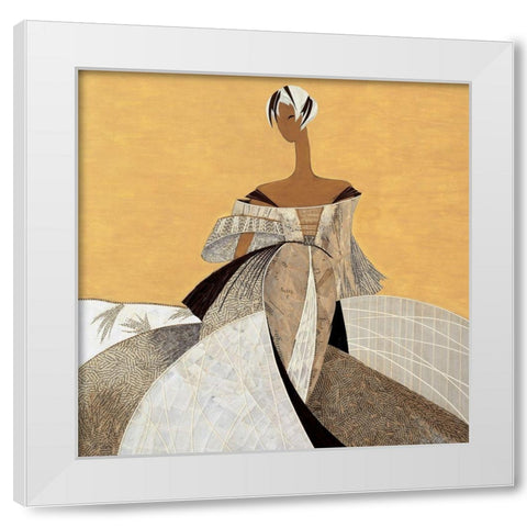 Elisabeth White Modern Wood Framed Art Print by Loesch, Elisabeth