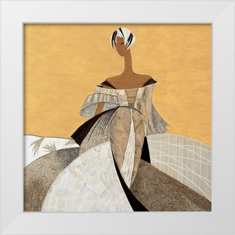 Elisabeth White Modern Wood Framed Art Print by Loesch, Elisabeth