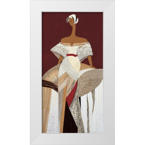 Diane White Modern Wood Framed Art Print by Loesch, Elisabeth