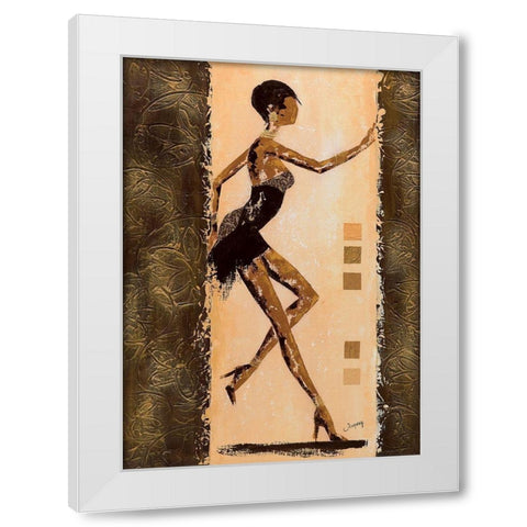 Audacieuse I White Modern Wood Framed Art Print by Johanna