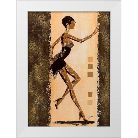 Audacieuse I White Modern Wood Framed Art Print by Johanna